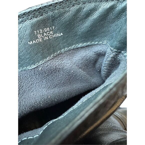 Pikolinos Black Scrunch Leather Bootie - Picture 9 of 13